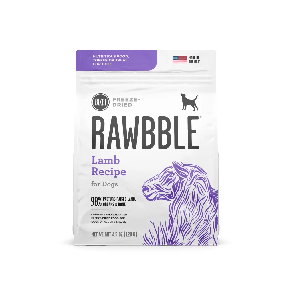 Bixbi RAWBBLE Lamb Packaging 3