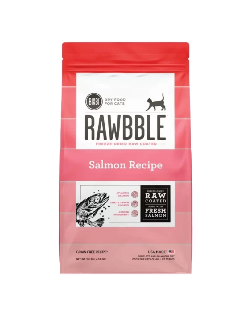 Bixbi Rawbble Salmon Packaging
