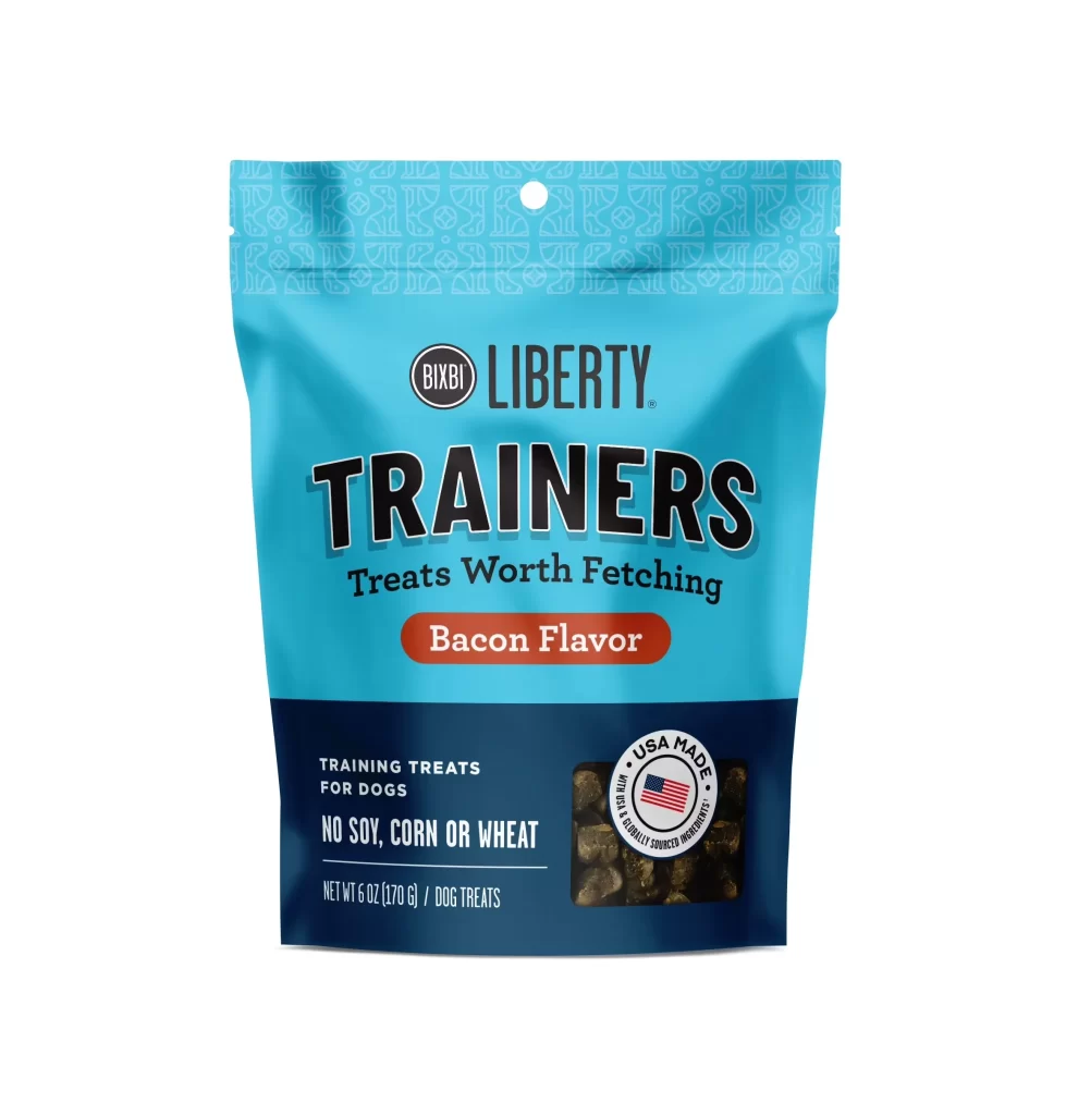 Bixbi Trainers Bacon Packaging