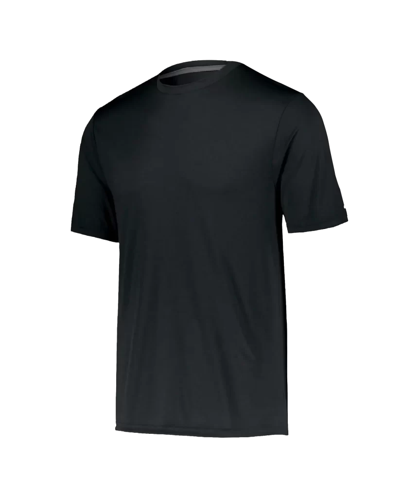 Black Athletic T-Shirt Short Sleeve