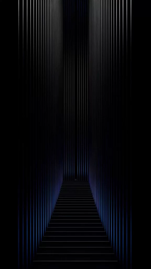 Black Blue Lines Perspective