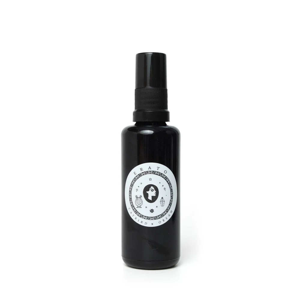 Black Bottle Spray Pump Minimalist Skincare