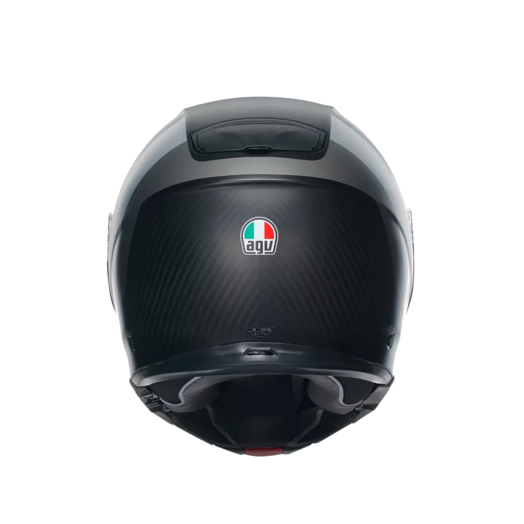 Black Carbon Fiber Helmet Italian