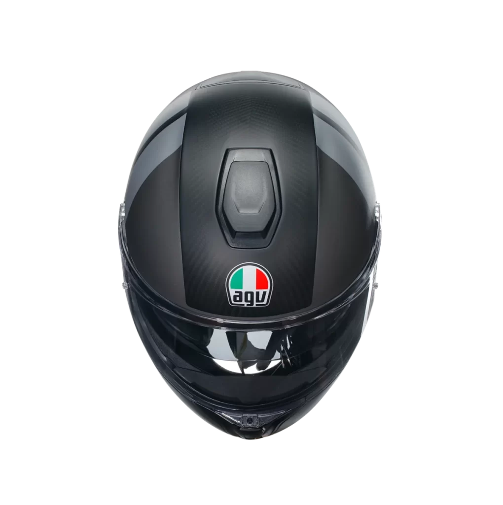 Black Helmet Italian Reflective Surface