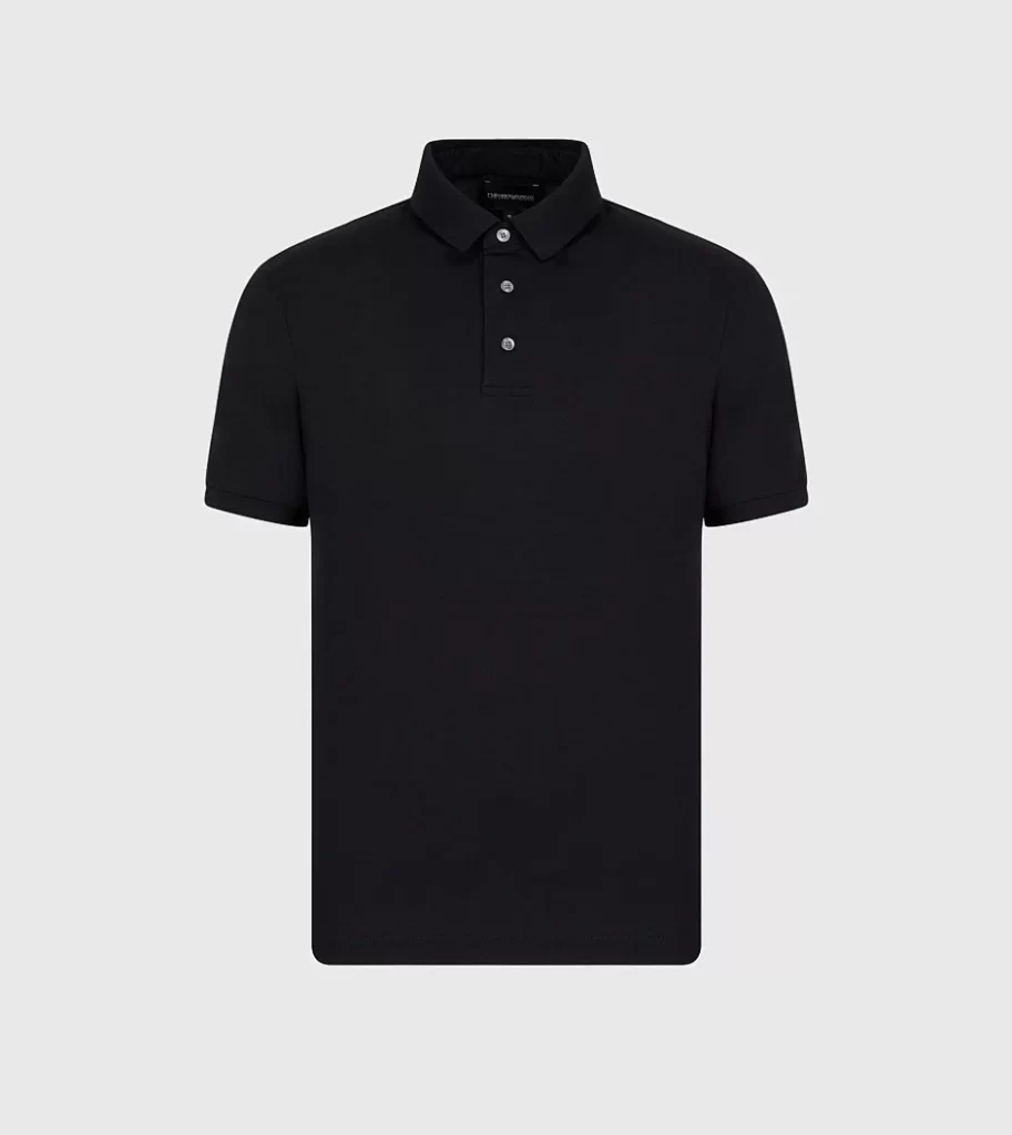 Black Polo Shirt Solid