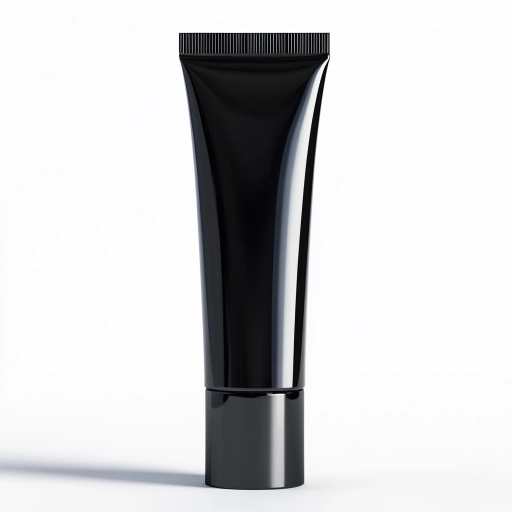 black tube toothpaste gel mock up advertising photography