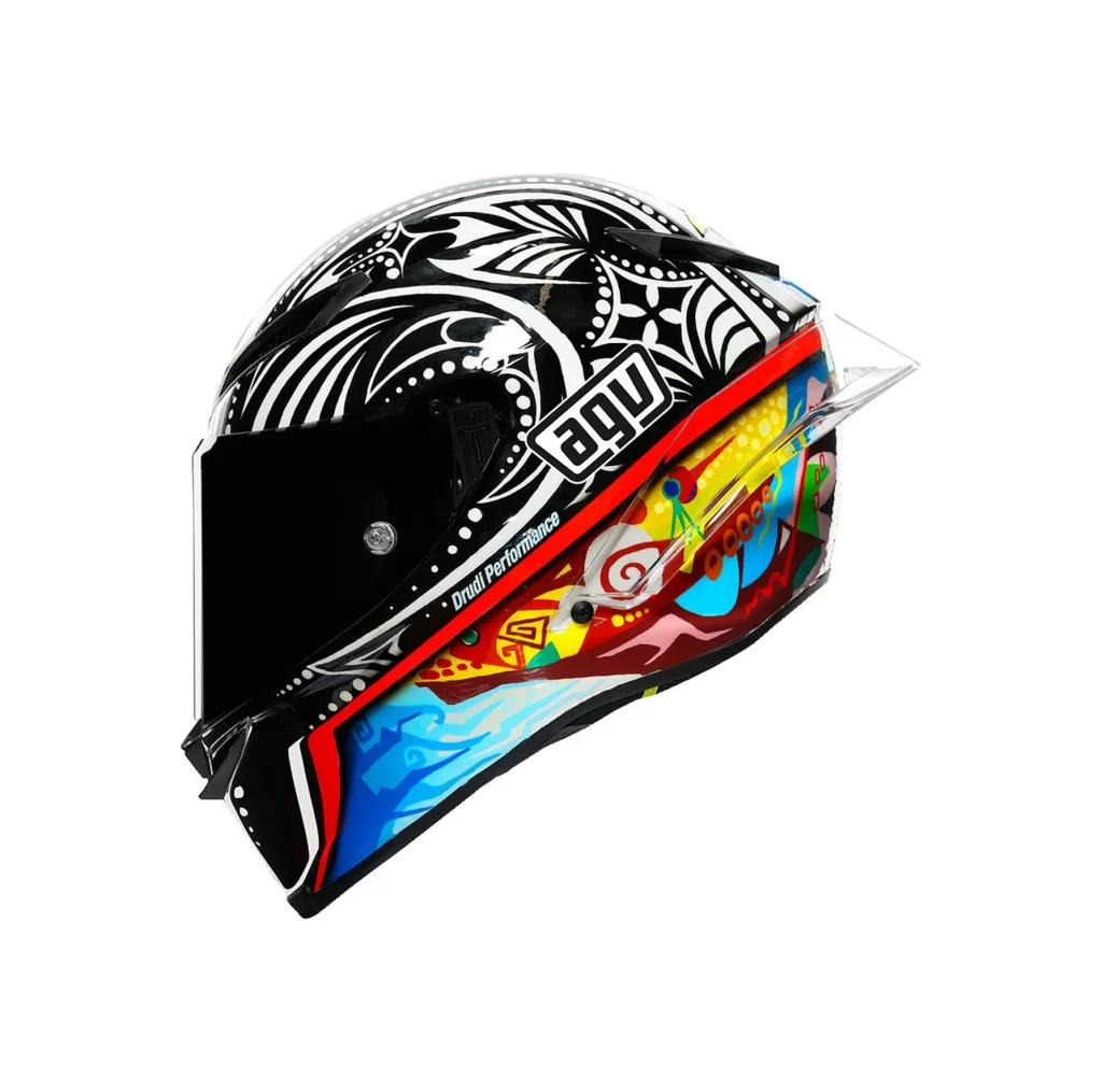 Black White Tribal AGV Helmet Motorcycle