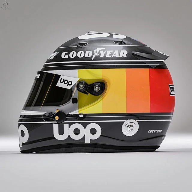Black Yellow Orange Red COSTWORTH Helmet Motorcycle