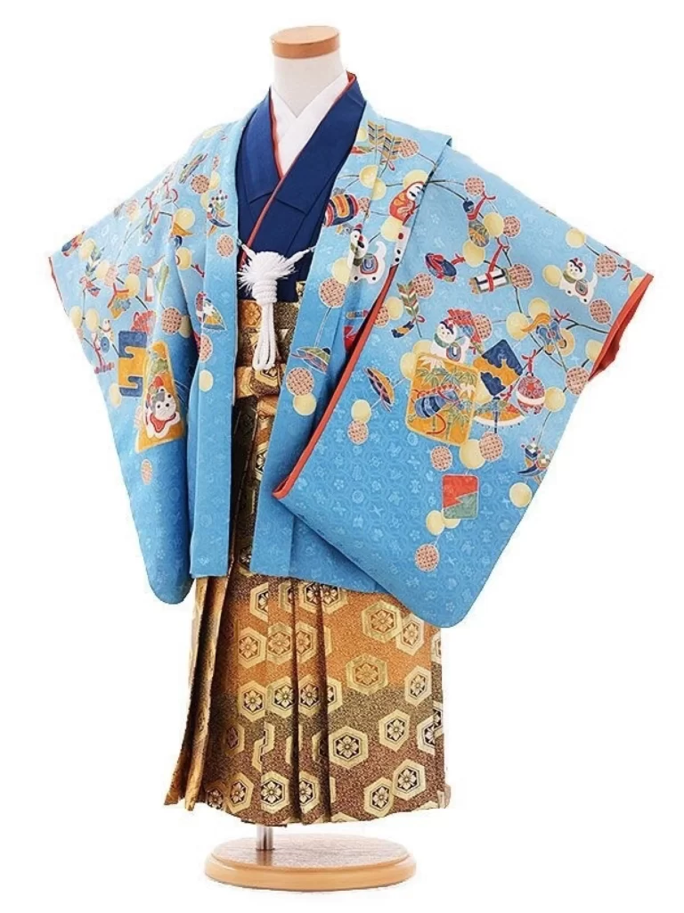 Blue Floral Bird Kimono