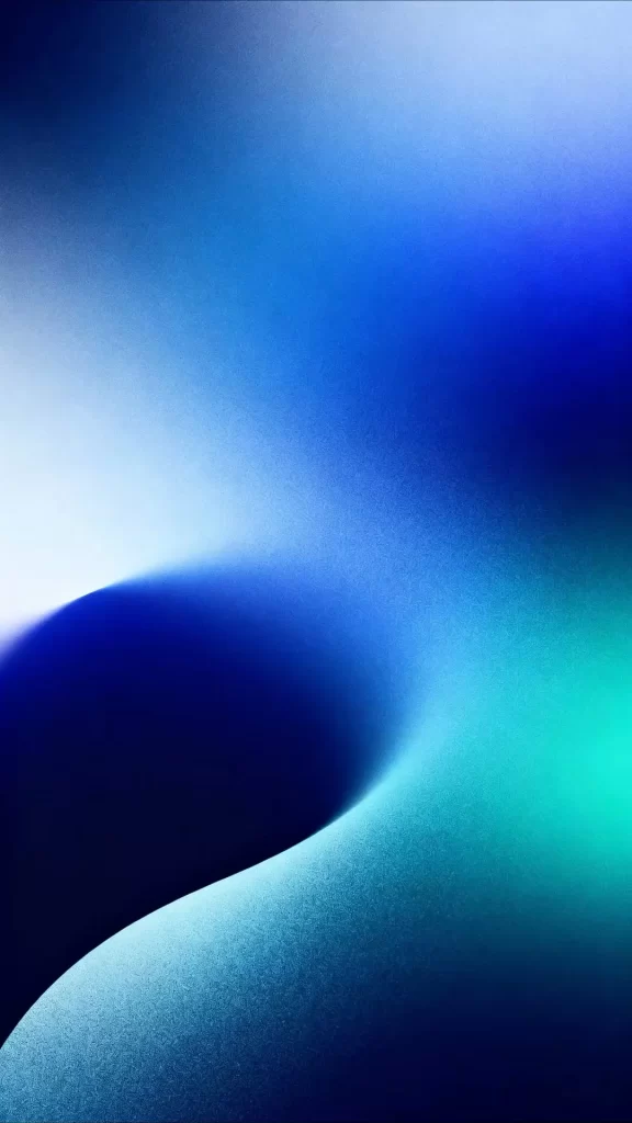 Blue Gradient Curve