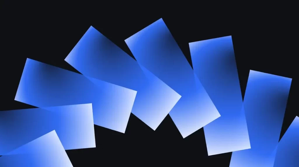 Blue Gradient Rectangles