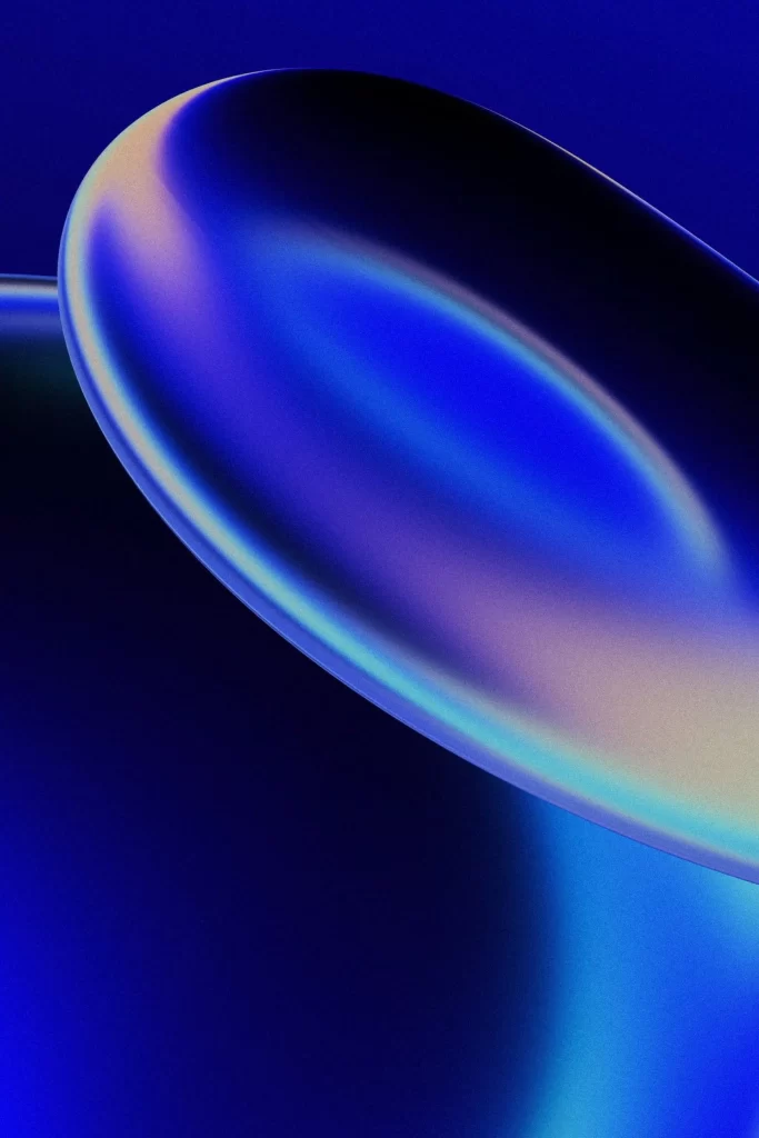 Blue Gradient Smooth Curved