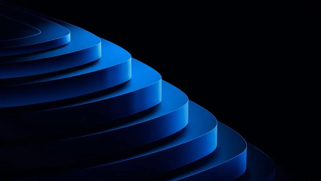 Blue Gradient Spiral