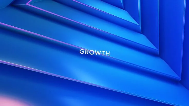 Blue Gradient Stairs