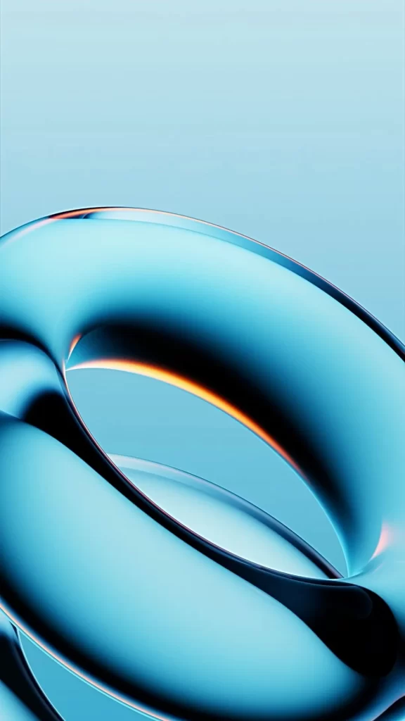 Blue Gradient Torus