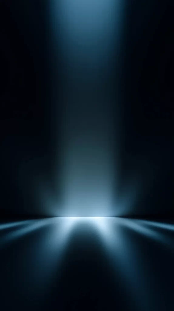 Blue Light Beam Dark
