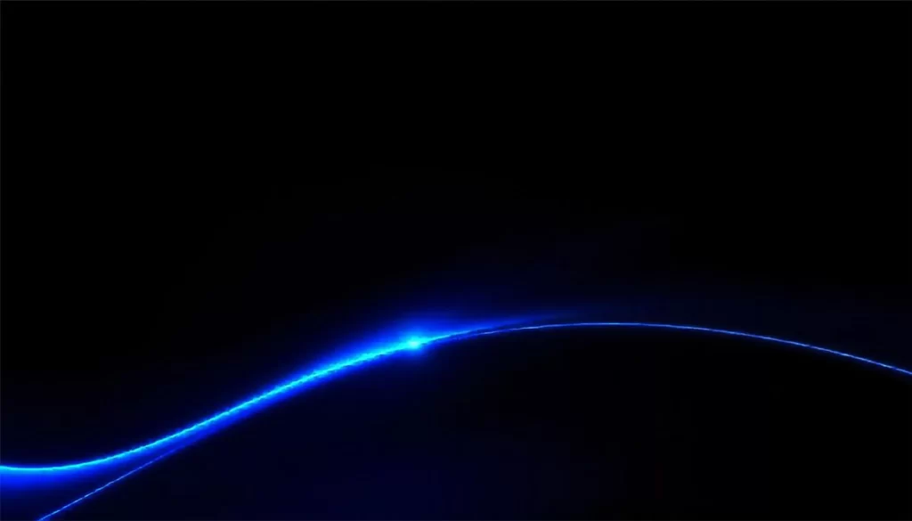 Blue Light Dark Curve Glow