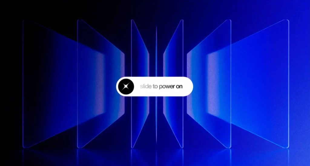 Blue Light Panels Slide Power