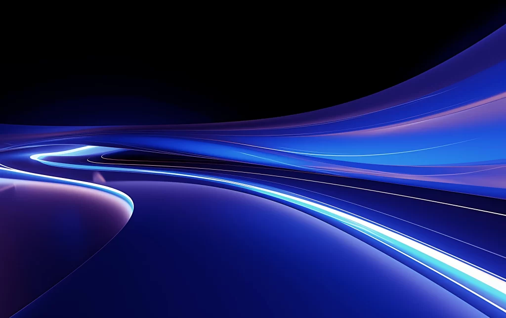 Blue Light Trails