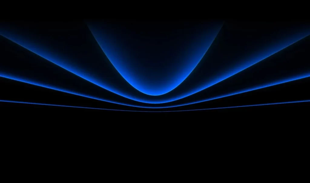 Blue Neon Waves