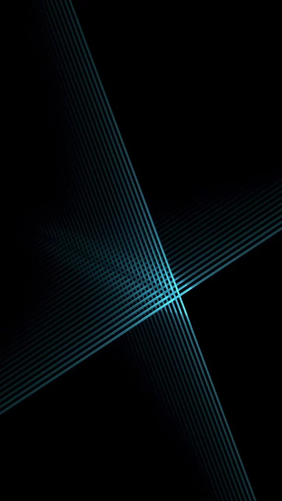 Blue Perspective Lines Vanishing Point