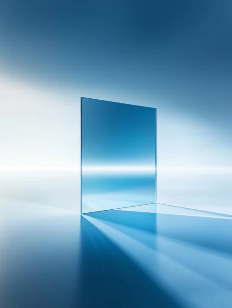 Blue Reflection Light Shadow Glass