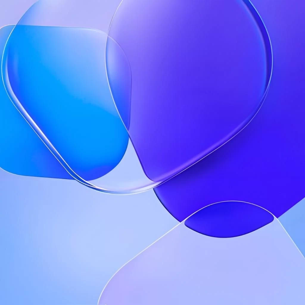 Blue Shapes Gradient Modern