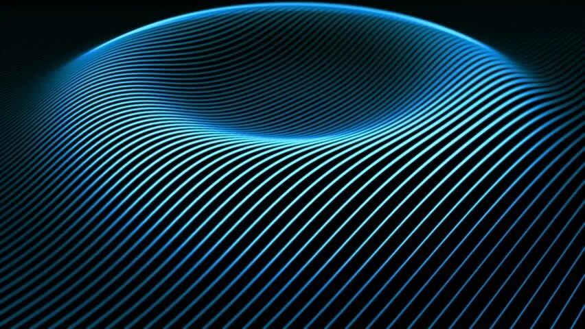 Blue Wave Pattern