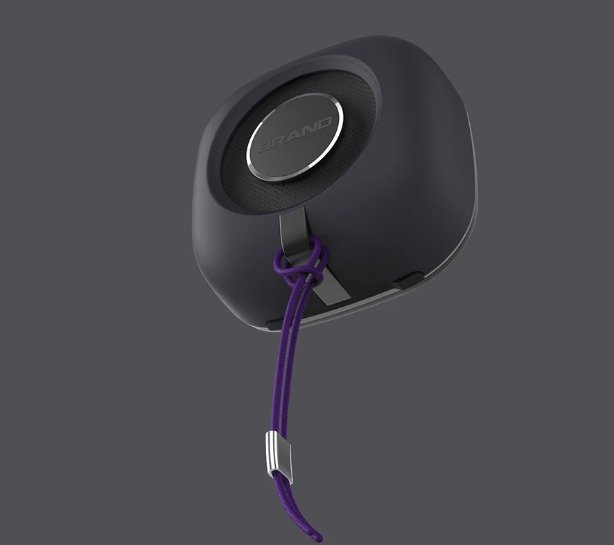 Bluetooth Speaker Black Purple