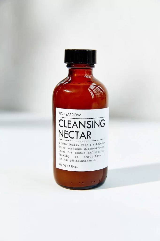 Botanical Cleanser Amber Bottle Simple Skincare