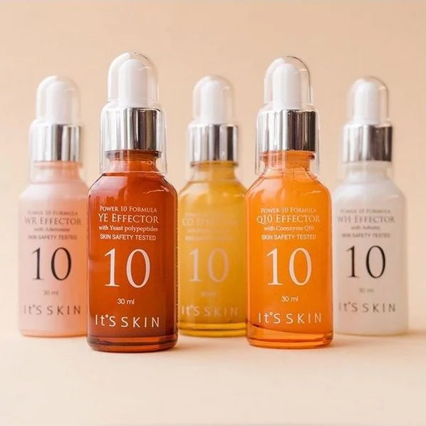 Bottle Glass Amber Yellow Orange White Skincare Serum
