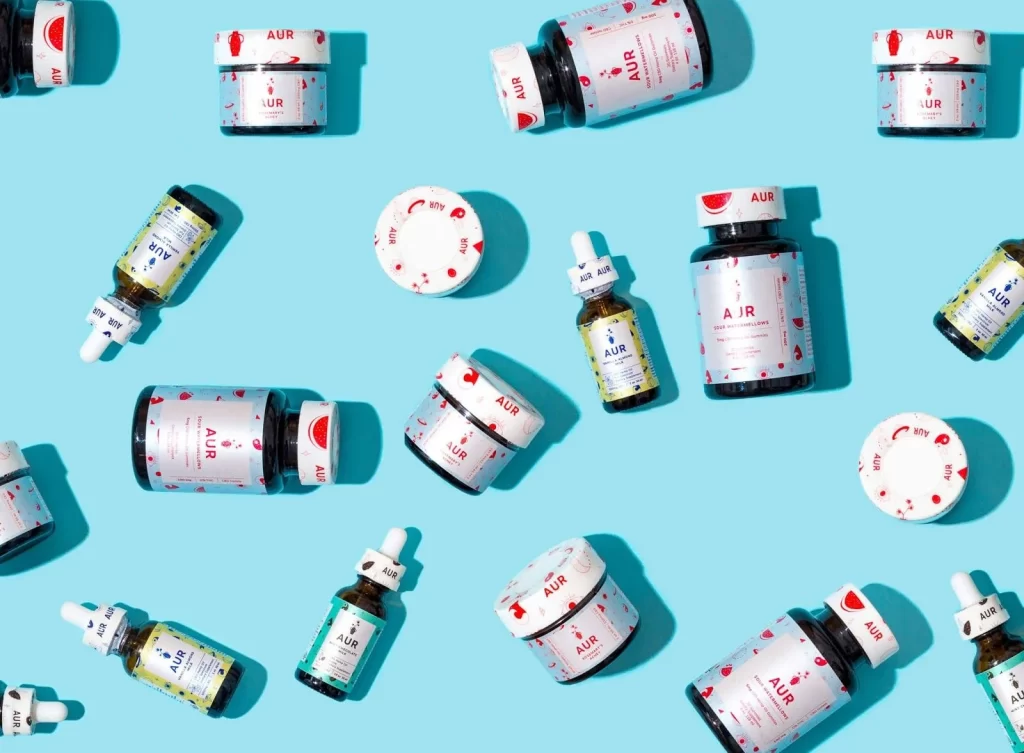 Bottle Jar Cream Skincare Cosmetics White Red