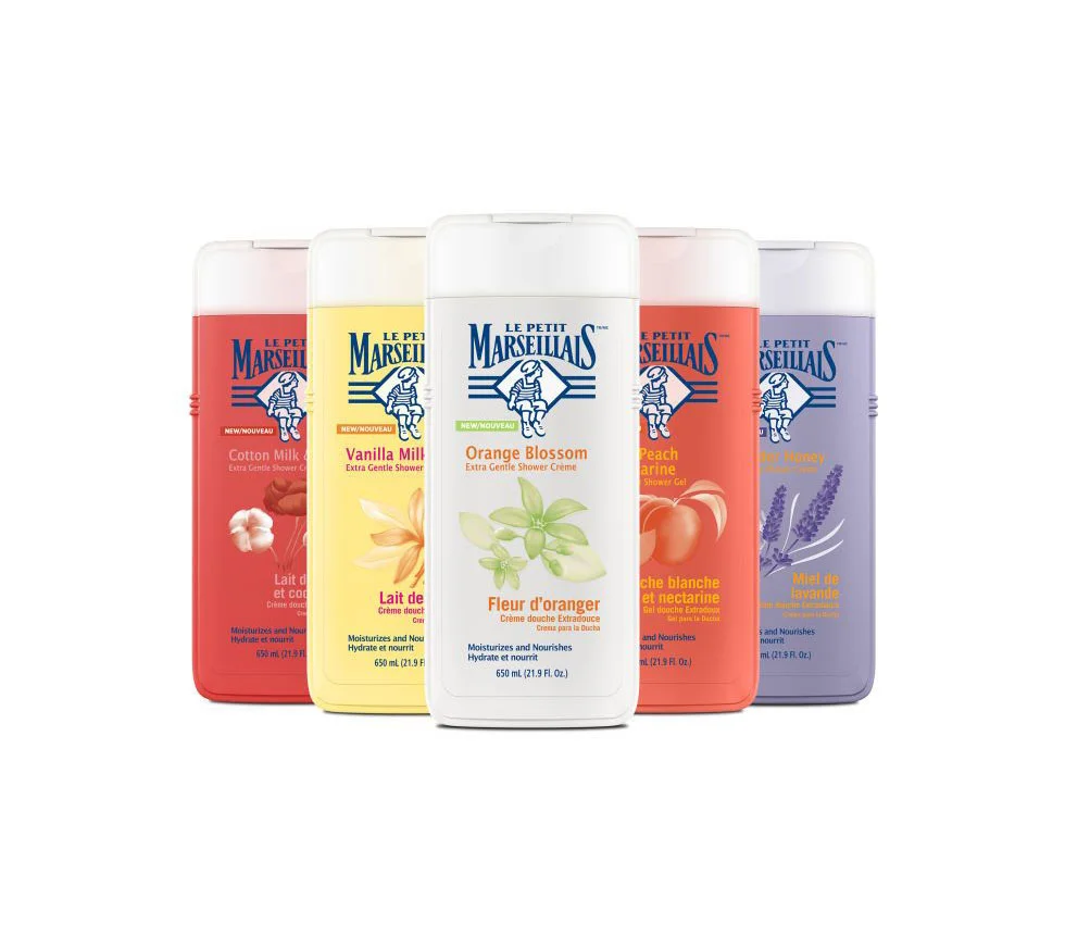 Bottle Plastic Multicolored Floral Skincare Cream