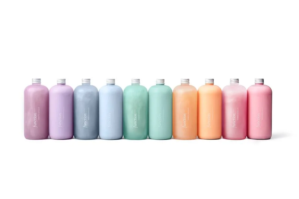 Bottle Plastic Pastel Gradient Cosmetics