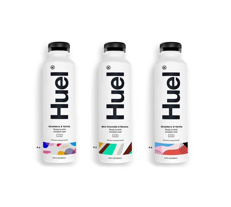 Bottle Plastic White Minimalist Beverage