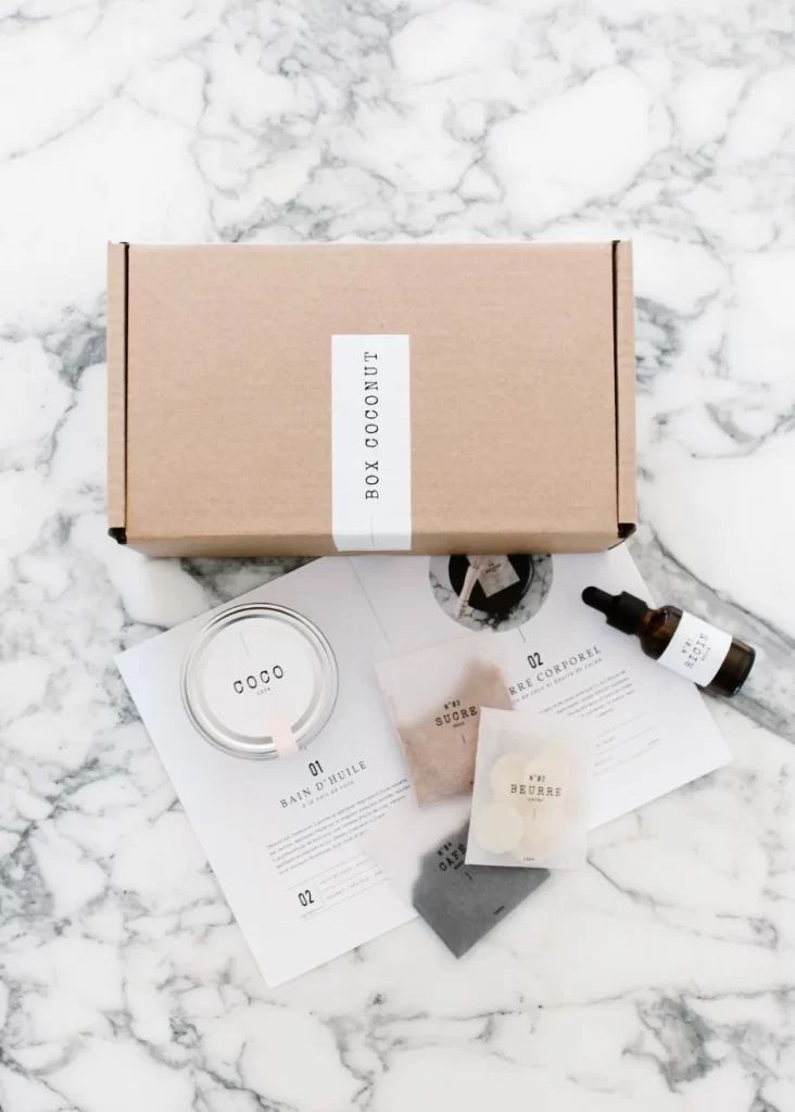 Box Coconut Natural Simple Skincare