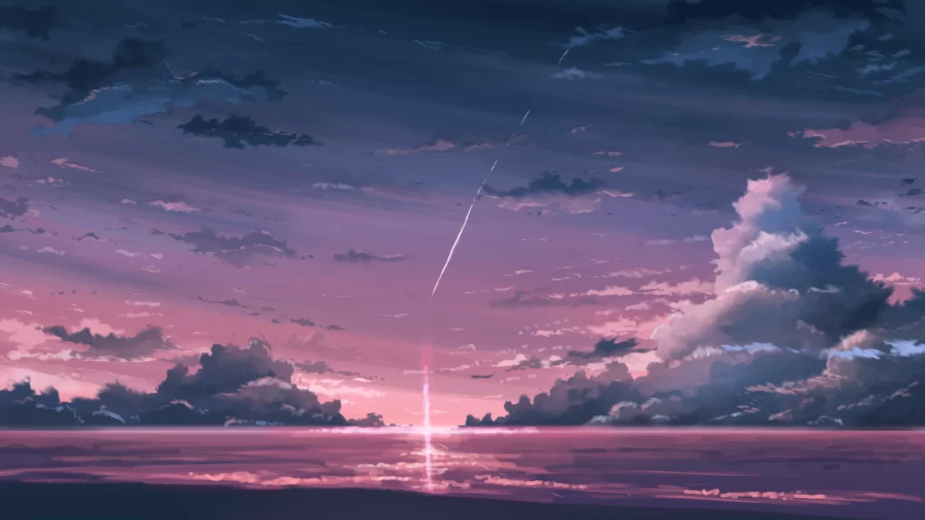 Boy Blonde Hair Sunset Sky