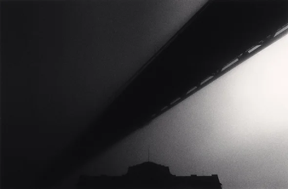Bridge Dramatic High Contrast Atmospheric Cityscape