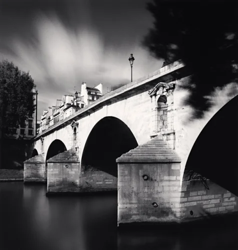 Bridge Dramatic High Contrast Atmospheric Cityscape