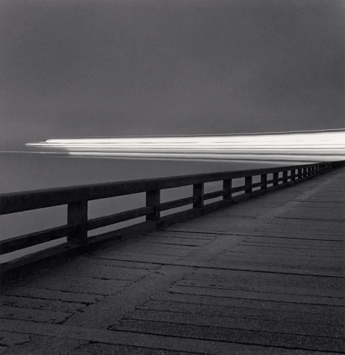 Bridge Dramatic High Contrast Atmospheric Seascape
