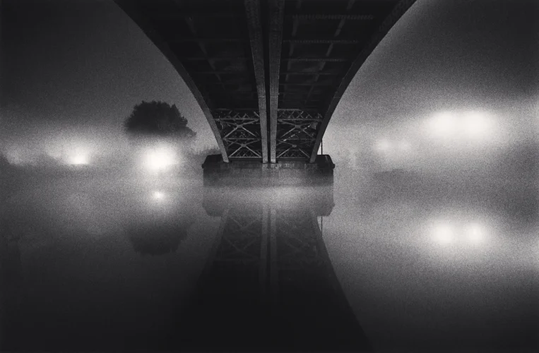 Bridge Foggy Dramatic Atmospheric High Contrast