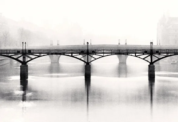 Bridge Foggy Dramatic Atmospheric Cityscape
