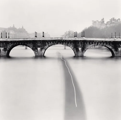 Bridge Minimalist High Contrast Mysterious Atmospheric Cityscape