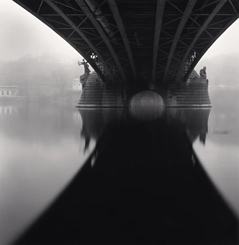 Bridge Reflections Symmetrical Foggy Dramatic Atmospheric