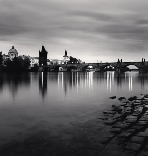 Bridge Reflective Dramatic Atmospheric Cityscape