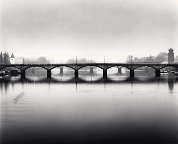 Bridge Reflective Minimalist Dramatic Atmospheric