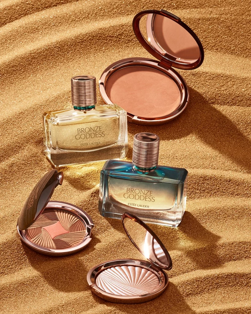 Bronze Goddess Estee Lauder Perfume Compact