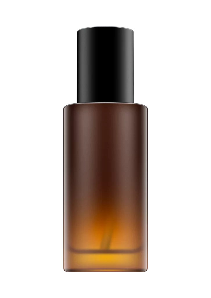 Brown Bottle Black Cap
