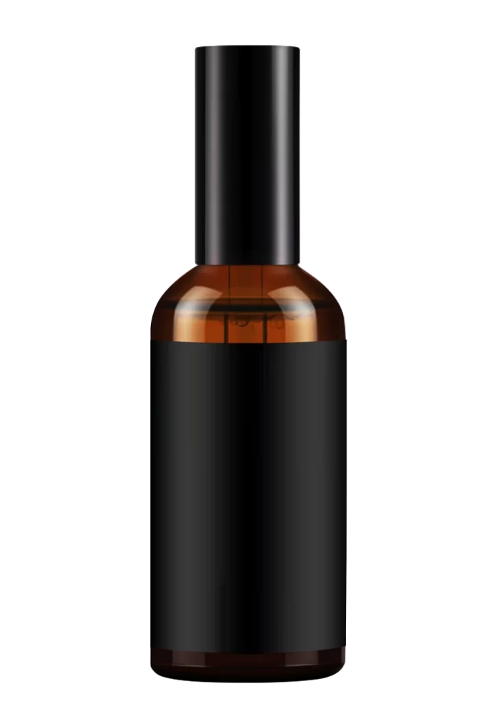 Brown Bottle Black Label Spray Pump