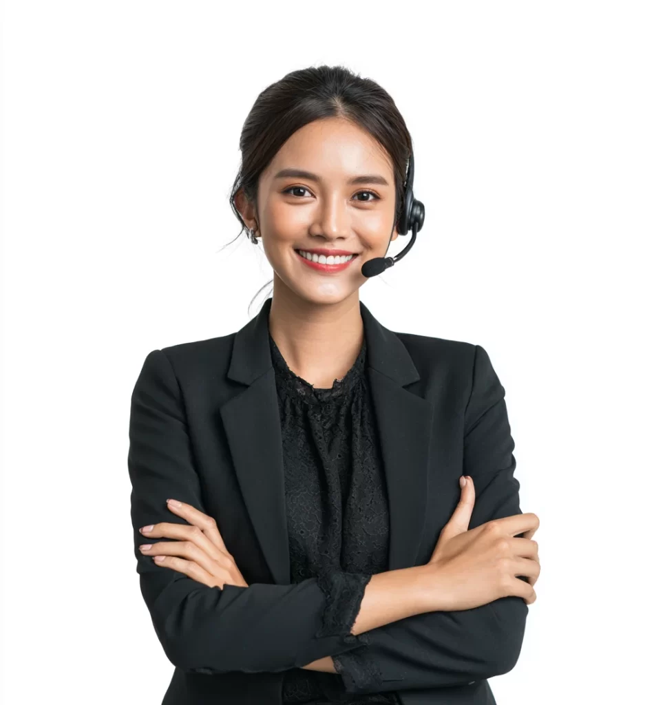 Business Black Suit Headset